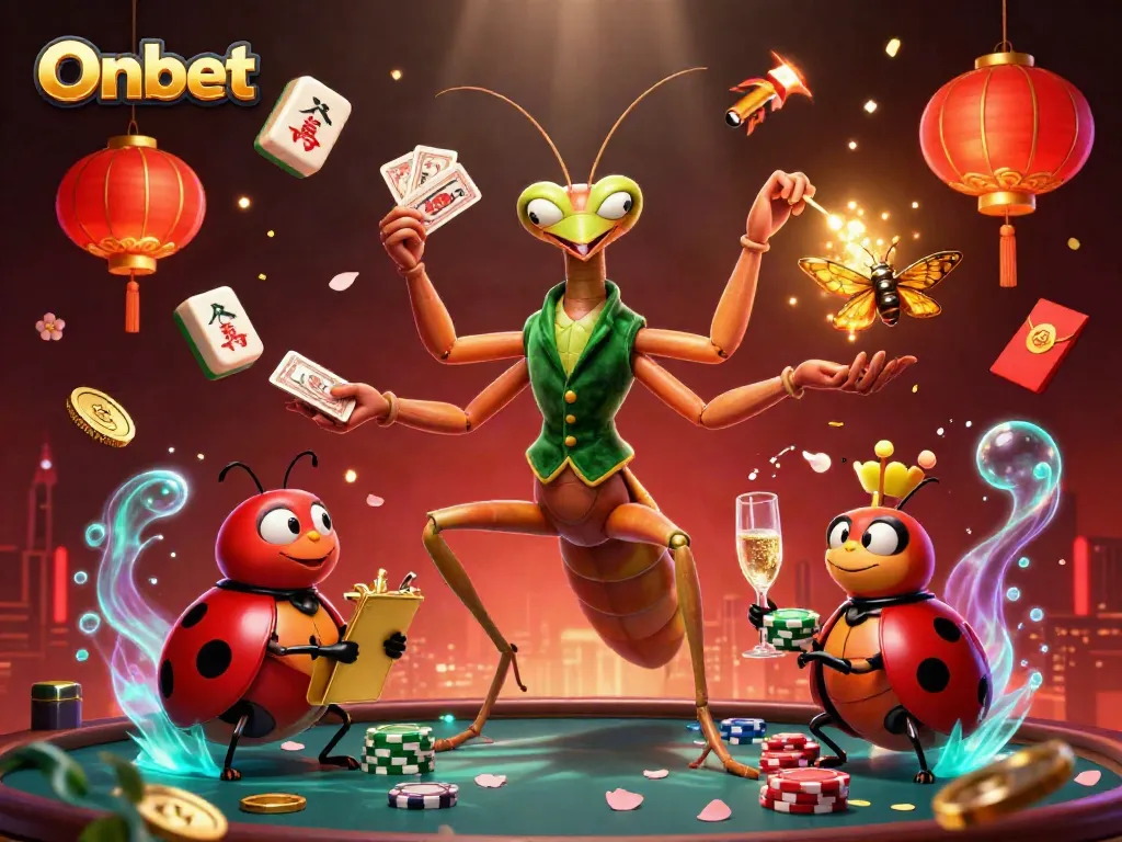 Experience thrilling gameplay action with Onbet's vibrant casino atmosphere and dynamic characters.
