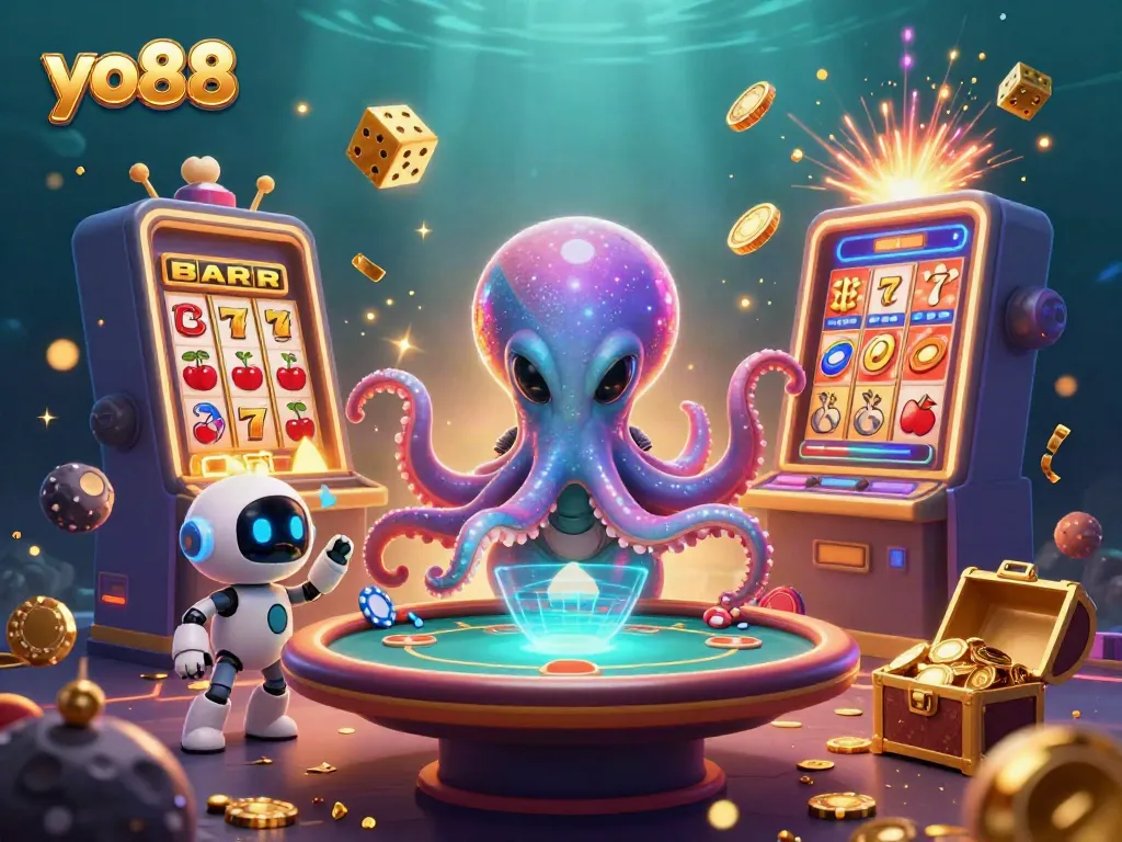 Play exciting casino games at yo88 with alien characters and dynamic gambling elements.