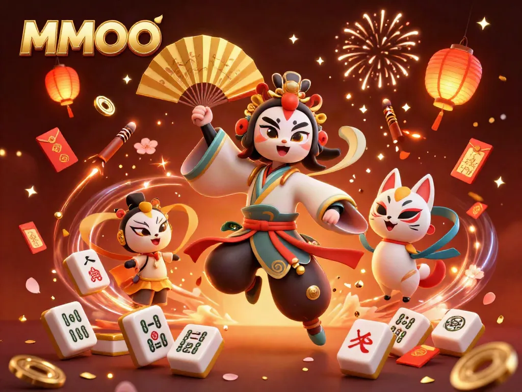 Experience thrilling gameplay with MMOO in a rich, vibrant casino scene featuring dynamic characters and elements.