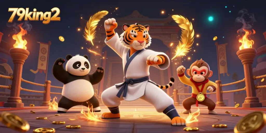 Immerse in the excitement at 79king2 with vibrant game elements and charismatic characters in action.