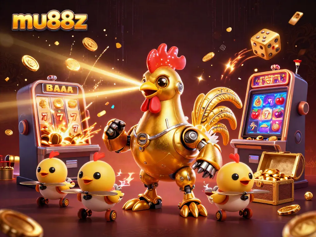 Enjoy thrilling slots action with engaging visuals in a vibrant mu88z online casino scene.