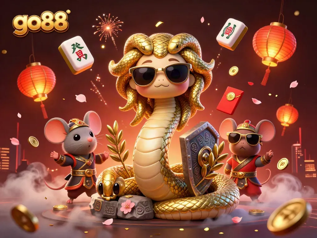Experience the excitement of go88 with vibrant gaming elements and characters in action