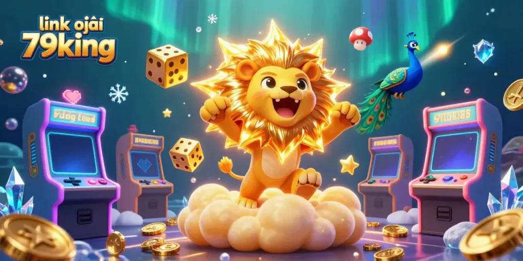 Join the fun at link vào 79king with this dynamic casino-themed 3D illustration.